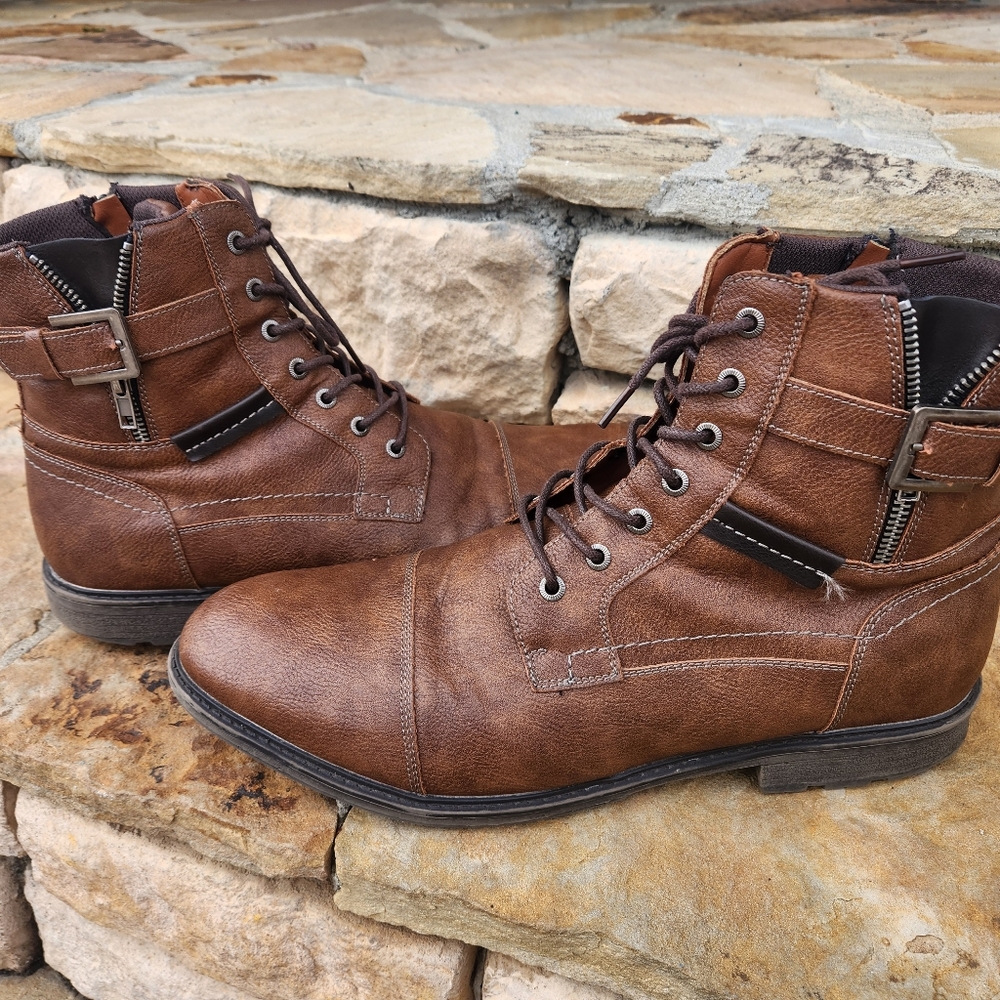 Mens Amapo Casual Boot, Size 47/13, Brown